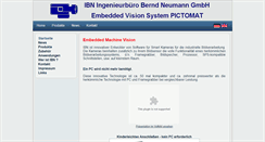 Desktop Screenshot of ibn-gmbh.de