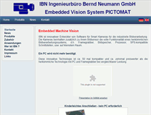 Tablet Screenshot of ibn-gmbh.de